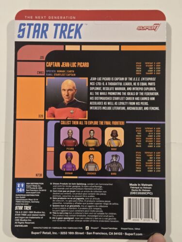 Star Trek TNG ReAction 2-Pack: Picard & Data