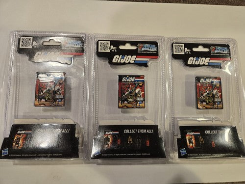 World's Smallest G.I. Joe Set of 3: Duke, Snake Eyes