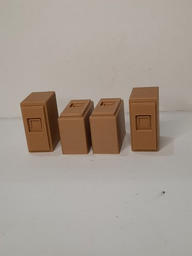 SW Han Solo Reward Boxes x4 3D Print Unpainted