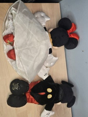 Disney Mickey & Minnie Wedding Plush 12"