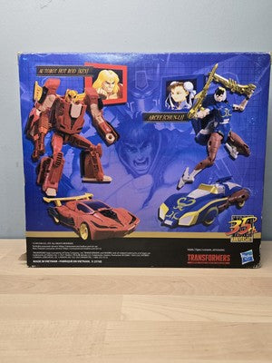 Street Fighter Transformers Hot Rod vs Arcee MIB