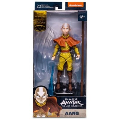 McFarlane Avatar Aang Avatar State Gold Label 7"