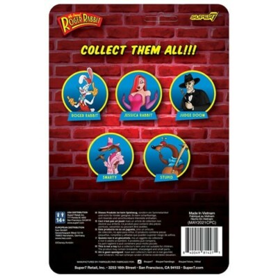 Super7 ReAction Judge Doom Roger Rabbit 3.75"