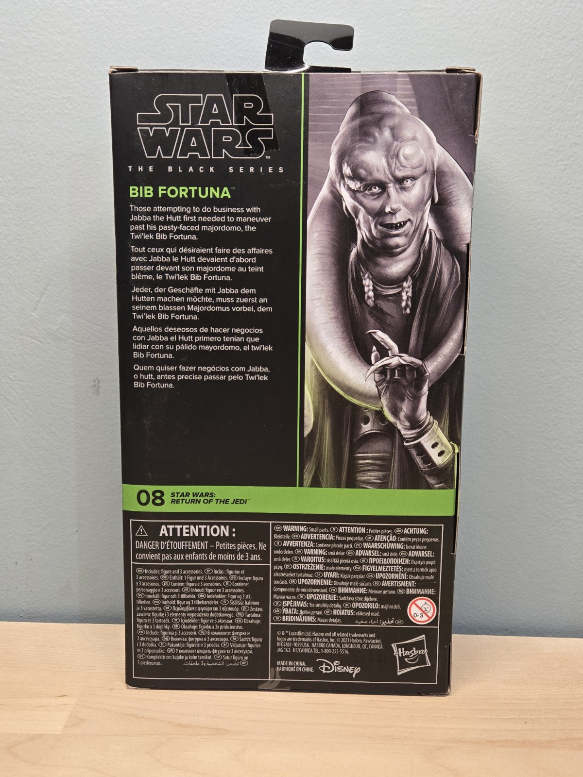 SW Black Series Bib Fortuna ROTJ 6" MIB