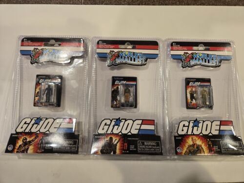 World's Smallest G.I. Joe Set of 3: Duke, Snake Eyes