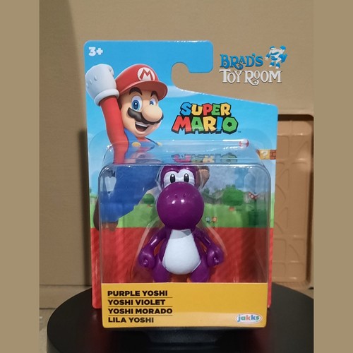 World of Nintendo Purple Yoshi 2.5" 2022 MIB Jakks