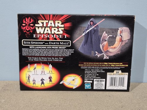 Star Wars Ep1 Sith Speeder & Darth Maul 1998 MIB