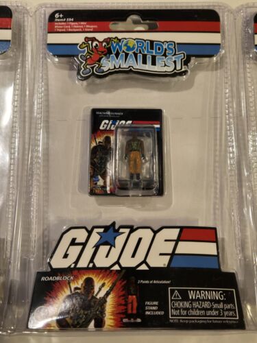 World's Smallest G.I. Joe Set of 3: Duke, Snake Eyes