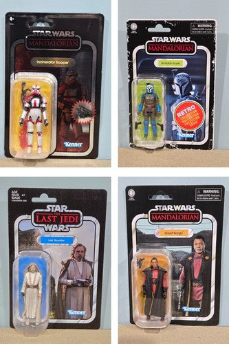SW Vintage Collection MOC Lot: Luke, Karga, Bo-Katan