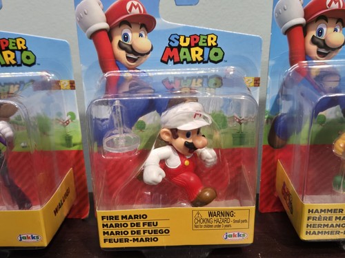 Super Mario 2.5" Figure Lot: Hammer Bro, Waluigi