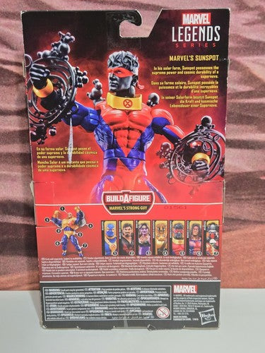 Marvel Legends X-Force Sunspot 6" Strong Guy BAF