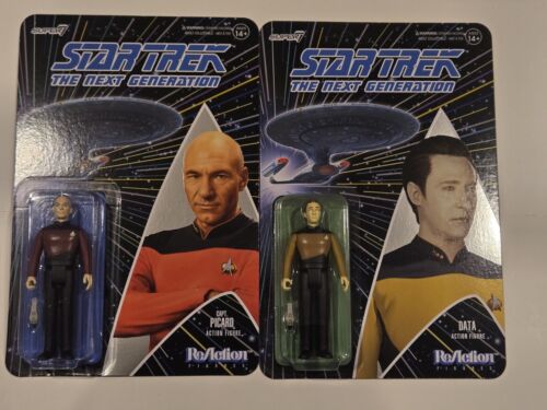 Star Trek TNG ReAction 2-Pack: Picard & Data