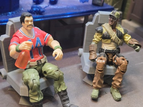 SW/G.I. Joe/Acid Rain Custom Chairs x2 3.75" 3D Print