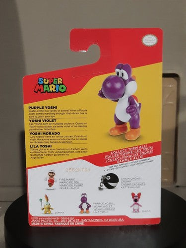 World of Nintendo Purple Yoshi 2.5" 2022 MIB Jakks