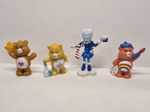 Vintage 1980's - Care Bears Mini PVC Figure Lot