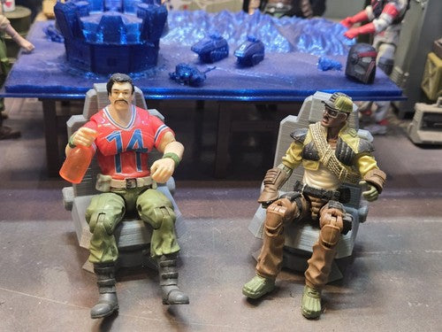 SW/G.I. Joe/Acid Rain Custom Chairs x2 3.75" 3D Print