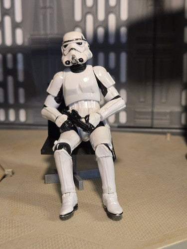 Death Star Conference Room Chairs x4 3.75" Diorama