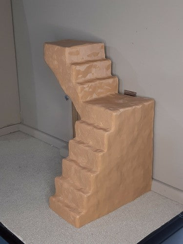 Custom STAIRS 3D Printed Diorama GI Joe Star Wars 1:18 3 3/4 inch Scale right side