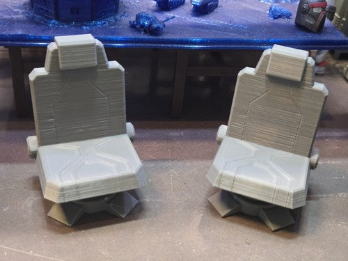 SW/G.I. Joe/Acid Rain Custom Chairs x2 3.75" 3D Print
