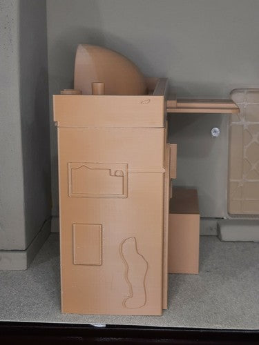 Custom Diorama Market Stall Building Star Wars GI Joe 3.75 Acid Rain 1:18 scale safe