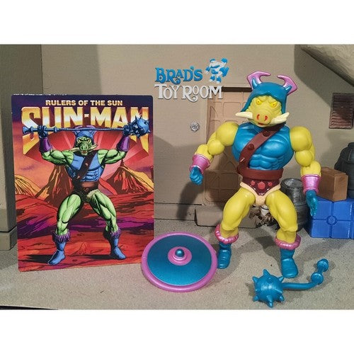 MOTU Sun-Man Rulers of the Sun Pig-Head 40th Excl