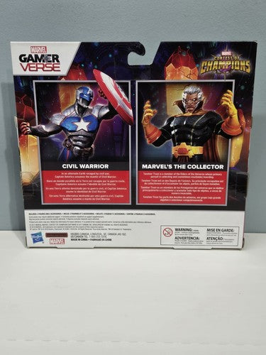 Marvel Gamerverse Collector & Civil Warrior 2-Pack MIB