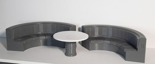 Nevarro Cantina Circular Booth Mandalorian 3.75"