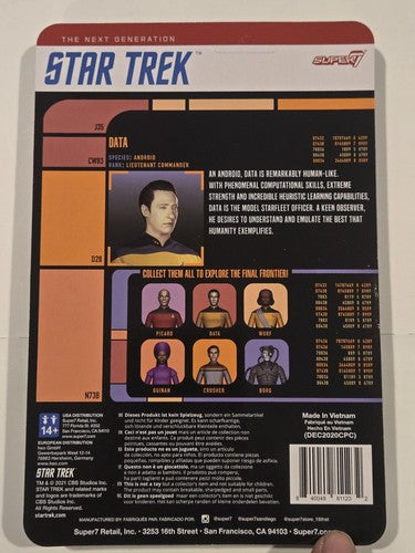 Star Trek TNG ReAction 2-Pack: Picard & Data