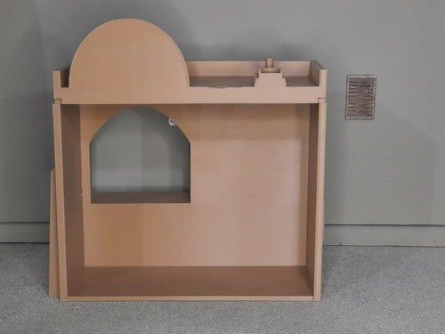 Custom Diorama Market Stall Building Star Wars GI Joe 3.75 Acid Rain 1:18 scale back