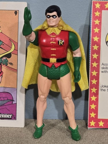 1984 DC Super Powers Robin With Comic And Cape