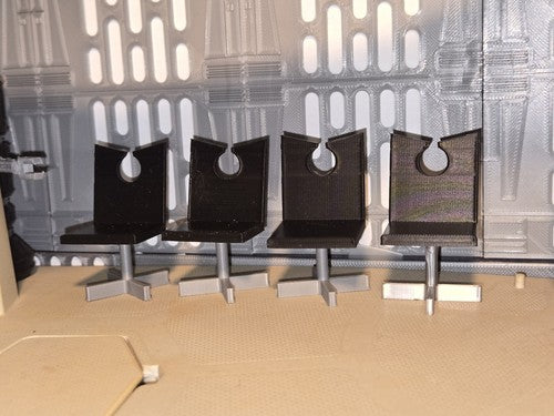 Death Star Conference Room Chairs x4 3.75" Diorama