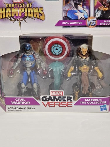 Marvel Gamerverse Collector & Civil Warrior 2-Pack MIB
