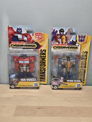 Transformers Cyberverse Wing Slice Optimus & Starscream