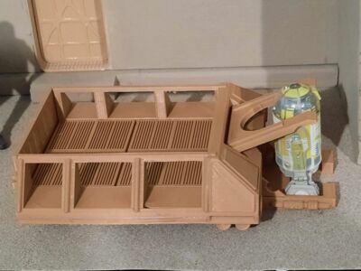 Star Wars Custom Droid Pulled MARKET Sled For 3.75 inch Figure TVC empty