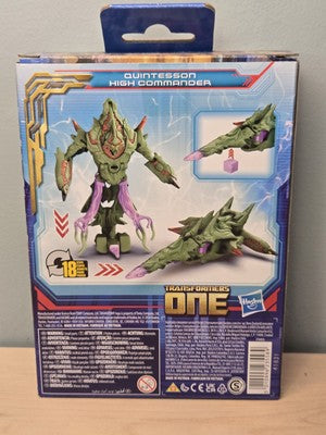 Hasbro Transformers Ones Quintesson High Commander Action Figure MIB back