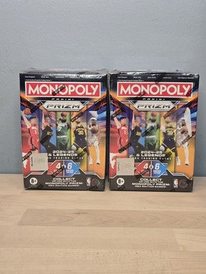 2024-25 Monopoly Prizm NBA Legends 2 Blaster Boxes