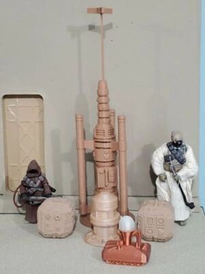 Custom Star Wars Tatooine Accessories 3.75" Diorama
