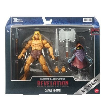 MOTU Masterverse Savage He-Man & Orko Revelation