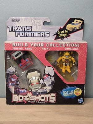 Transformers Bot Shots - Sentinel Prime, Prowl, & Bumblebee 