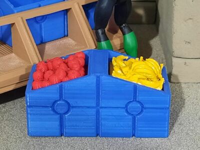 Star Wars Custom Droid Pulled MARKET Sled For 3.75 inch Figure TVC crate