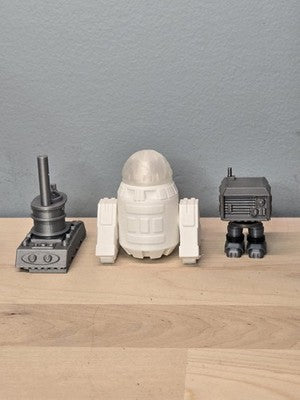 SW Custom Droid 3-Figure Lot 3.75" TVC