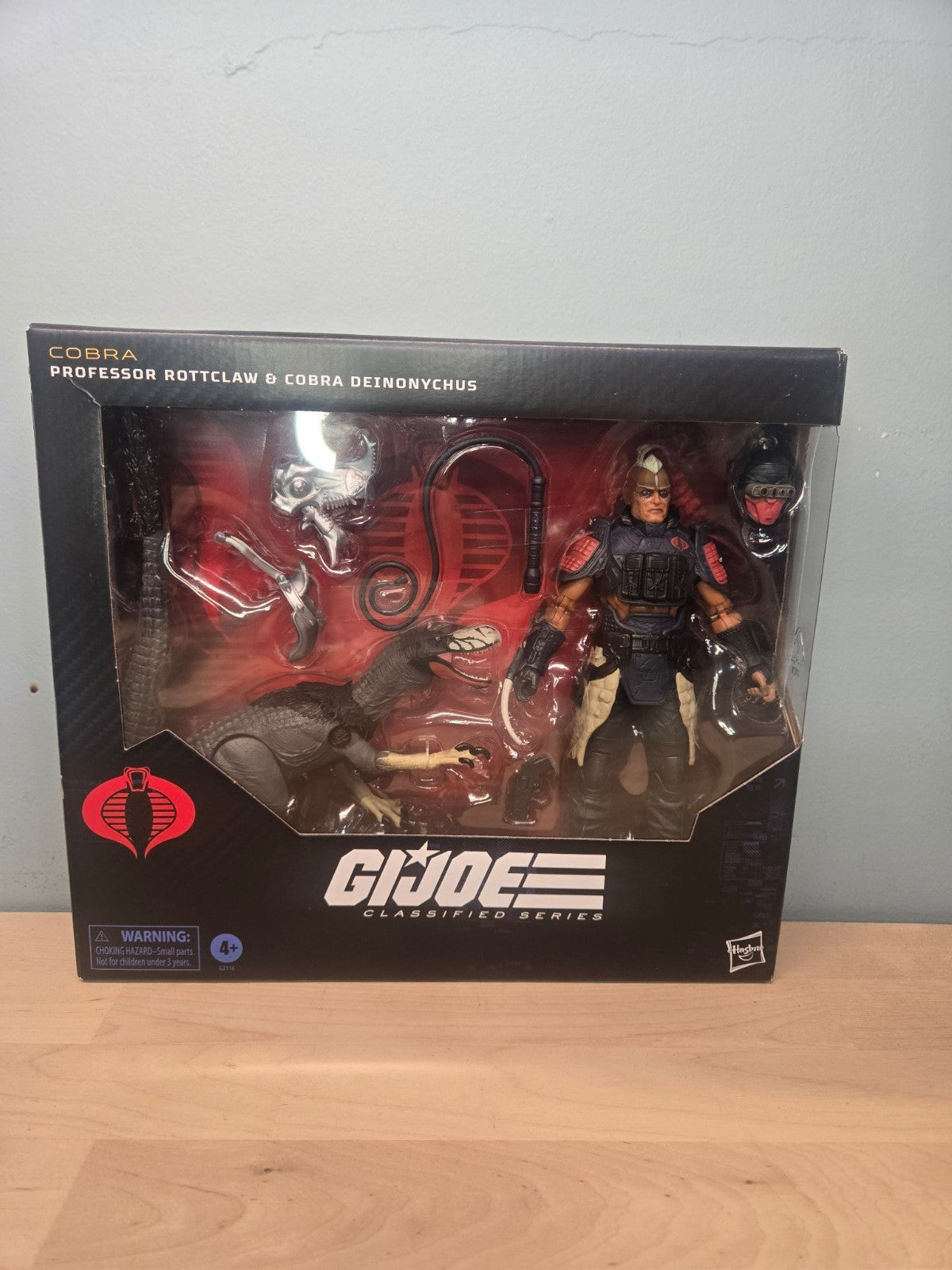 G.I. Joe Classified Rottclaw & Deinonychus box front