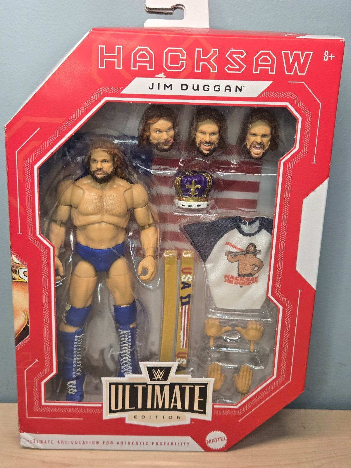 WWE Hacksaw Jim Duggan box front