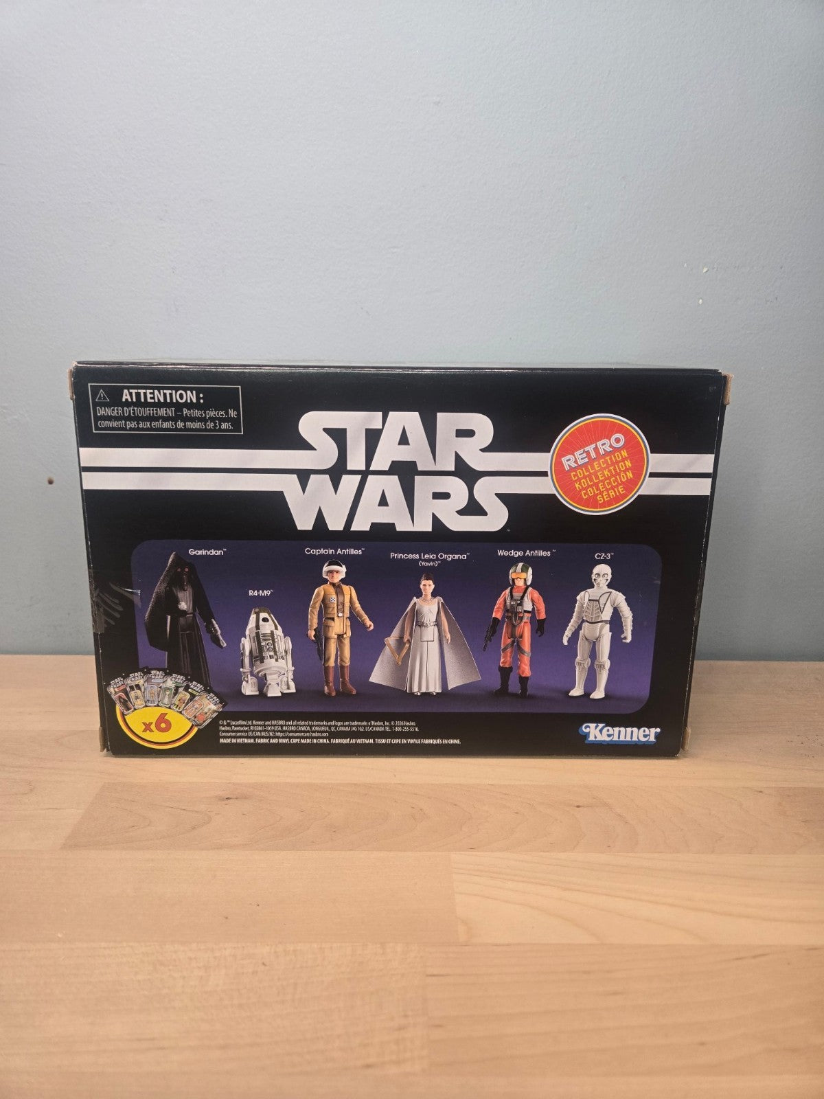 Star Wars Retro Collection 6-Pack box back