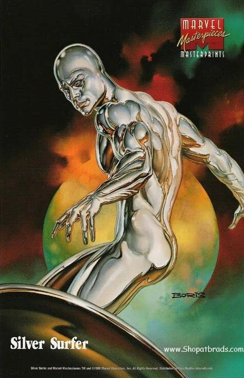 1996 Marvel Masterpieces Jumbo Promo Cap/Silver Surfer