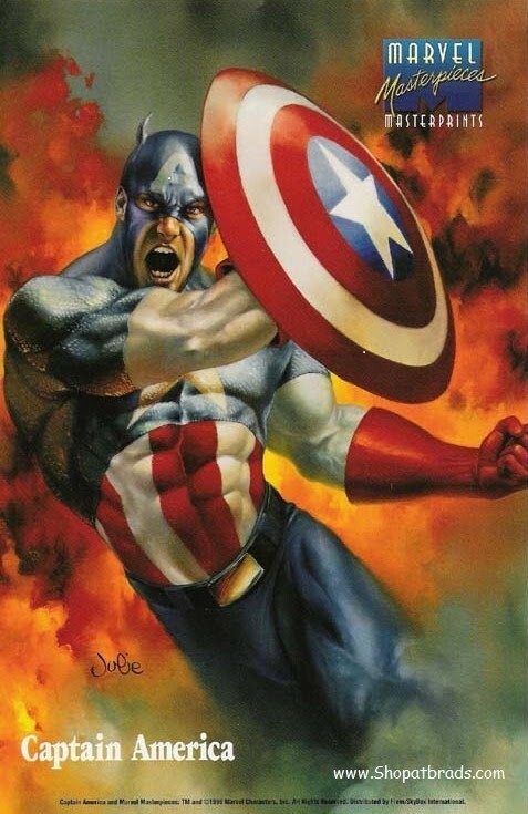 1996 Marvel Masterpieces Jumbo Promo Cap/Silver Surfer