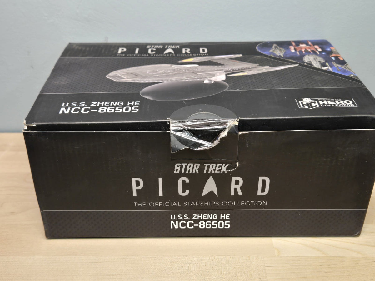 Star Trek Eaglemoss USS Zheng He NCC-86505 9" Die-Cast